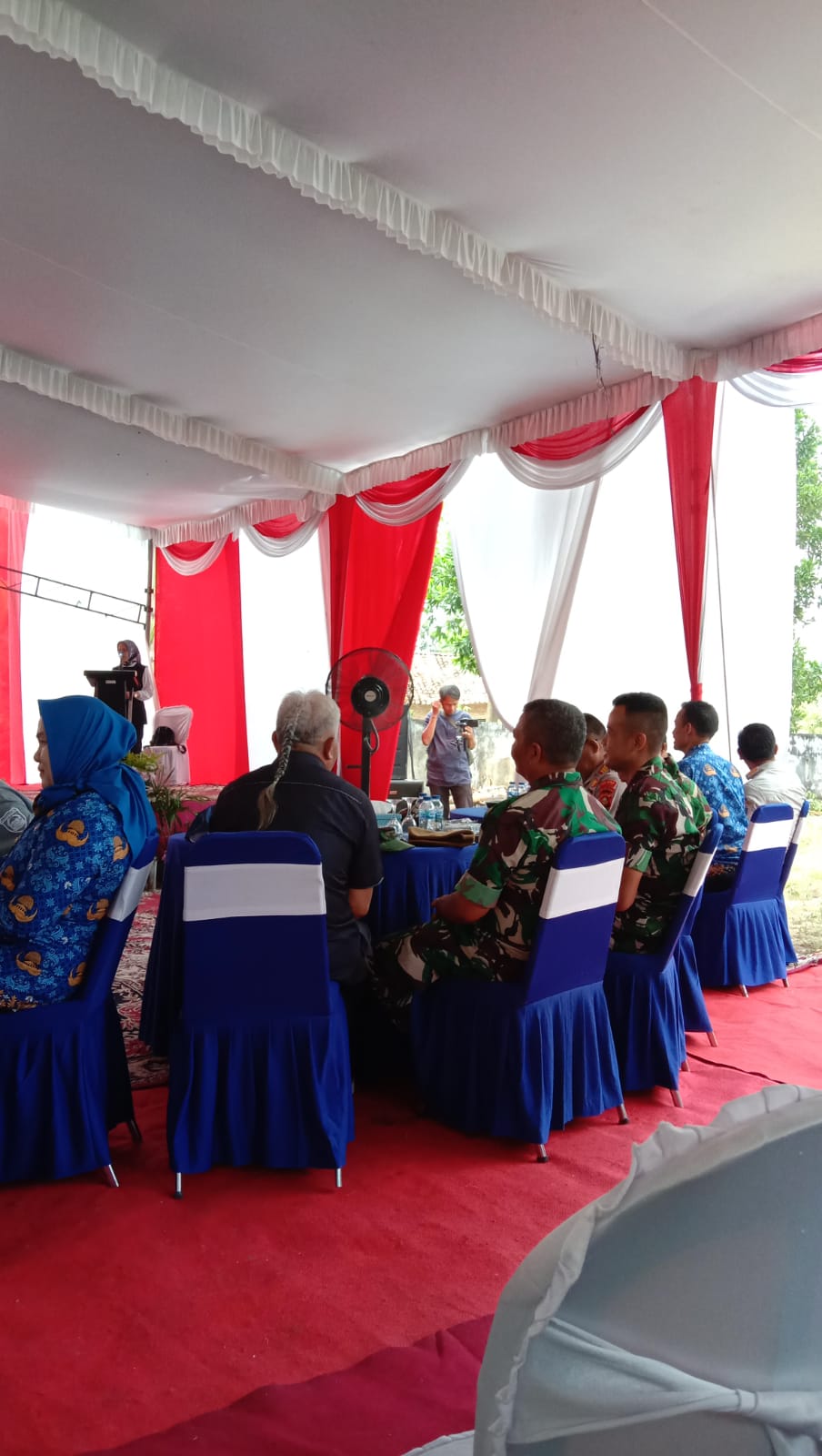 Peletakan Batu Pertama Pembangunan Koperasi Desa/Kelurahan Merah Putih